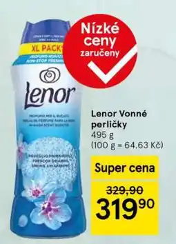 Tesco Lenor vonné perličky nabídka