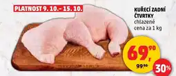 Penny Market Kuřecí zadní čtvrtky nabídka