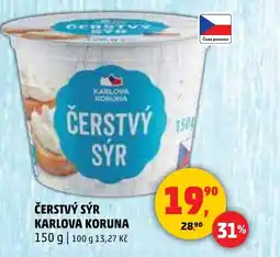 Penny Market Čerstvý sýr karlova koruna nabídka