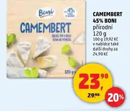 Penny Market Camembert 45% boni nabídka