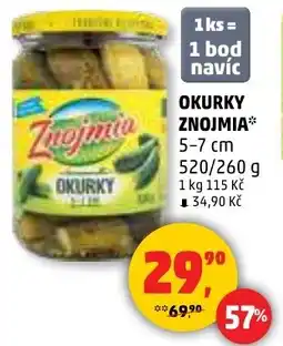 Penny Market Okurky znojmia nabídka