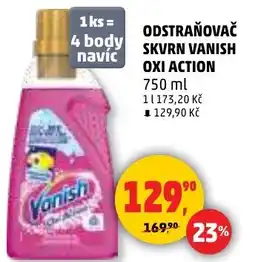 Penny Market Odstraňovač skvrn vanish oxi action nabídka