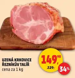 Penny Market Uzená krkovice řezníkův talíř nabídka