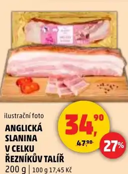 Penny Market Anglická slanina v celku řezníkův talíř nabídka