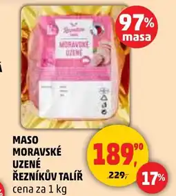 Penny Market Maso moravské uzené řezníkův talíř nabídka