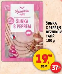 Penny Market Šunka s pepřem řezníkův talíř nabídka