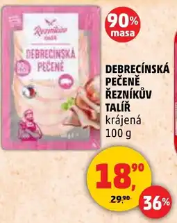 Penny Market Debrecínská pečeně řezníkův talíř krájená nabídka