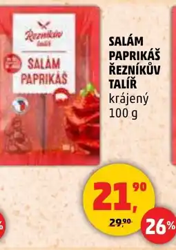 Penny Market Salam paprikas řezníkův talíř nabídka