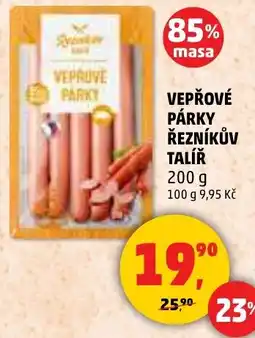 Penny Market Vepřové párky řezníkův talíř nabídka