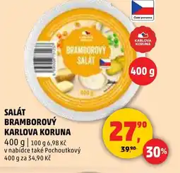 Penny Market Salát bramborový karlova koruna nabídka