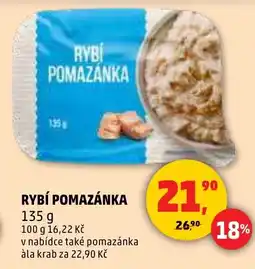 Penny Market Rybí pomazánka nabídka