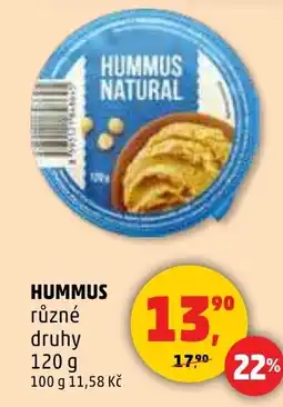 Penny Market Hummus nabídka