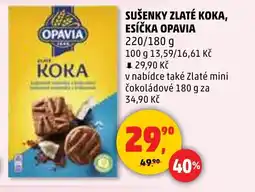 Penny Market Sušenky zlaté koka, esíčka opavia nabídka