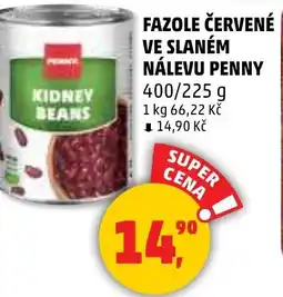 Penny Market Fazole červené ve slaném nálevu penny nabídka