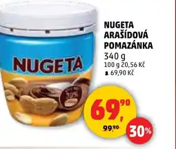 Penny Market Nugeta arašídová pomazánka nabídka