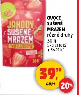 Penny Market Ovoce sušené mrazem nabídka