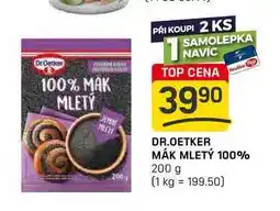 Flop DR.OETKER MÁK MLETÝ 100% 200 g nabídka