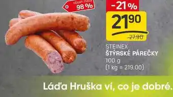 Flop ŠTÝRSKÉ PÁREČKY 100 g nabídka