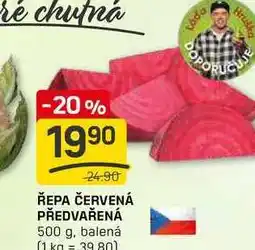 Flop ŘEPA ČERVENÁ PŘEDVAŘENÁ 500 g nabídka