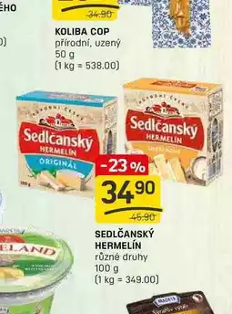 Flop SEDLČANSKÝ HERMELÍN různé druhy 100 g nabídka
