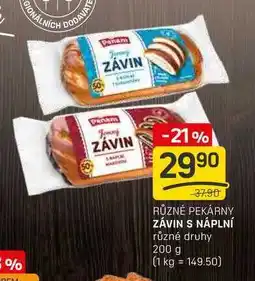 Flop ZÁVIN S NÁPLNÍ různé druhy 200 g nabídka