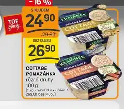 Flop COTTAGE POMAZÁNKA různé druhy 100 g nabídka