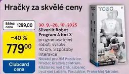 Tesco Silverlit Robot Program A bot X, programovatelný robot, vysoký 40 cm, 3 způsoby interakce nabídka
