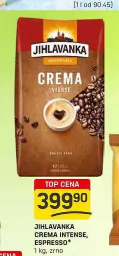 Flop JIHLAVANKA CREMA INTENSE, ESPRESSO 1 kg nabídka