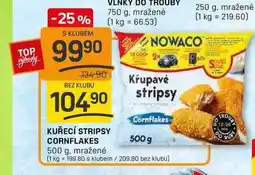 Flop KUŘECÍ STRIPSY CORNFLAKES 500 g, mražené nabídka