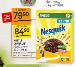 Flop NESTLÉ CEREÁLIE různé druhy 300-375 g nabídka