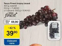 Tesco Tesco Finest hrozny tmavé, 400 g nabídka