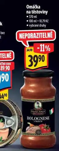 Albert Omáčka na těstoviny 370 ml nabídka