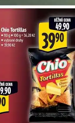 Albert Chio Tortillas 110 g nabídka