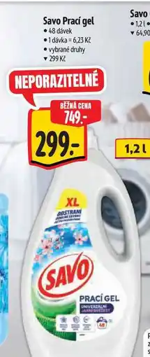 Albert Savo Prací gel 48 dávek nabídka