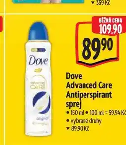 Albert Dove Advanced Care Antiperspirant sprej 150 ml nabídka