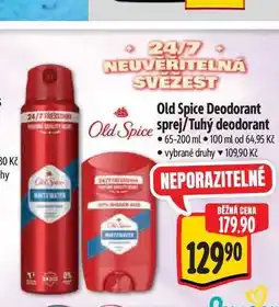 Albert Old Spice Deodorant /Tuhý deodorant 65-200 ml nabídka