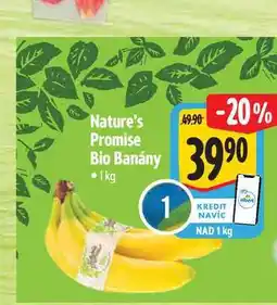 Albert Nature's Promise Bio Banány 1 kg nabídka
