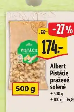 Albert Albert Pistácie pražené solené 500 g nabídka