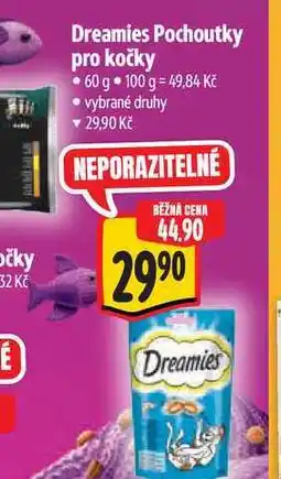 Albert Dreamies Pochoutky pro kočky 60 g nabídka