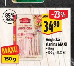 Albert Anglická slanina MAXI 150 g nabídka