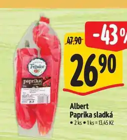 Albert Albert Paprika sladká 2 ks nabídka