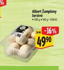 Albert Albert žampiony 500 g nabídka