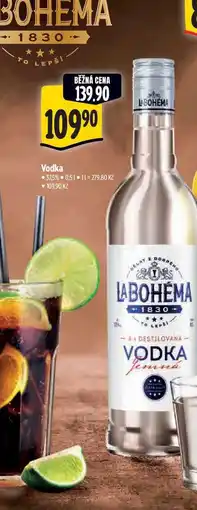 Albert Vodka 37,5% 0,5 l nabídka