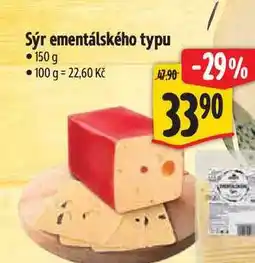 Albert Sýr ementálského typu 150 g nabídka
