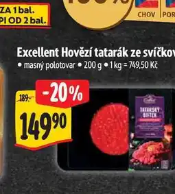Albert Excellent Hovězí tatarák ze svíčkové 200 g nabídka
