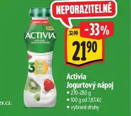 Albert Activia Jogurtový nápoj 270-280 g nabídka
