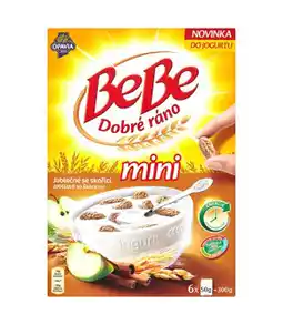 Albert Opavia BeBe Dobré ráno mini cereální sušenky, různé druhy (6 kusů) 300g nabídka