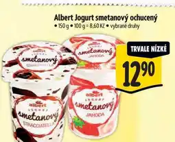 Albert Albert Jogurt smetanový ochucený 150 g nabídka