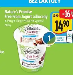 Albert Nature's Promise Free From Jogurt ochucený 150 g nabídka