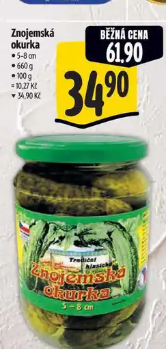 Albert Znojemská okurka 5-8 cm 660 g nabídka